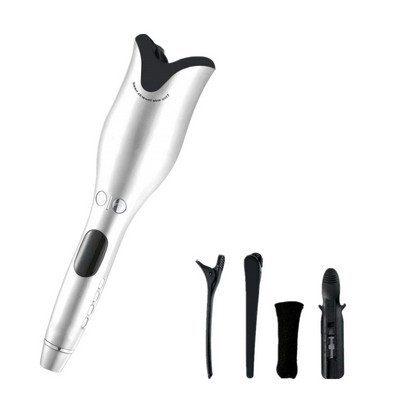 Ondulator de păr ceramic cu rotație automată Fier de ondulat automat Instrument de coafare Fier de călcat de păr Baghetă de ondulare Ondulator de aer și ondulat ondulator de păr