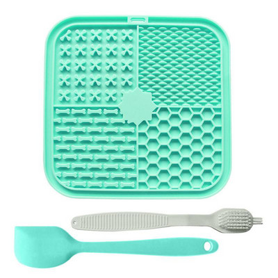 Hrănitoare lente pentru câini Covorașe cu mâncare farfurie pentru linge pentru animale de companie farfurie pentru câini cu patru culori din silicon Venză pentru câini cu aspirație puternică hrană bol pentru câini Accesorii pentru câini