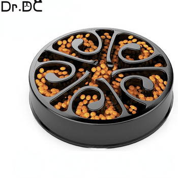 Dr.DC Slow Feeder Котка Куче Купа с вендузи Pet Busy Bowl For Training Licking Dish Food IQ Treat Obesity Anxiety Relief