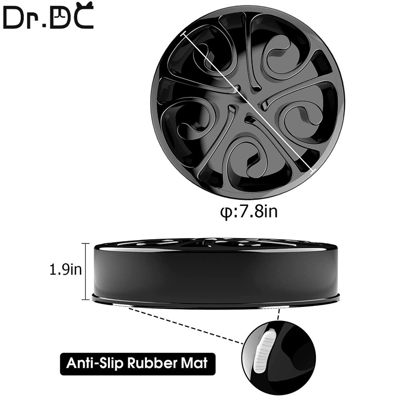 Dr.DC Slow Feeder Dubenėlis katėms šunims su siurbtukais Dubuo naminiams gyvūnėliams treniruotėms Laižyti patiekalą Maistas IQ Nutukimo gydymas, nerimo mažinimas