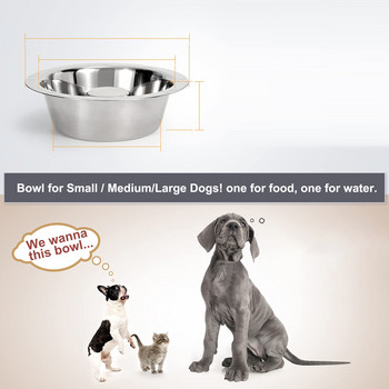 Benepaw Stainless Steel Slow Feeder Dog Bowls Anti-Gulping Pet Fun Slow Feeding Dishies Puzzle For Small Medium Large Breed