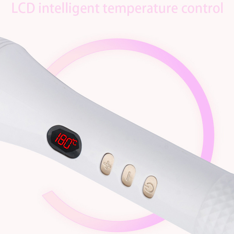 SONOFLY multifunktsionaalne juuksekoolutaja elektriline kamm Keraamiline kohev juuste sirgendaja Põletusvastane Big Waves Rullikujulised tööriistad C1227