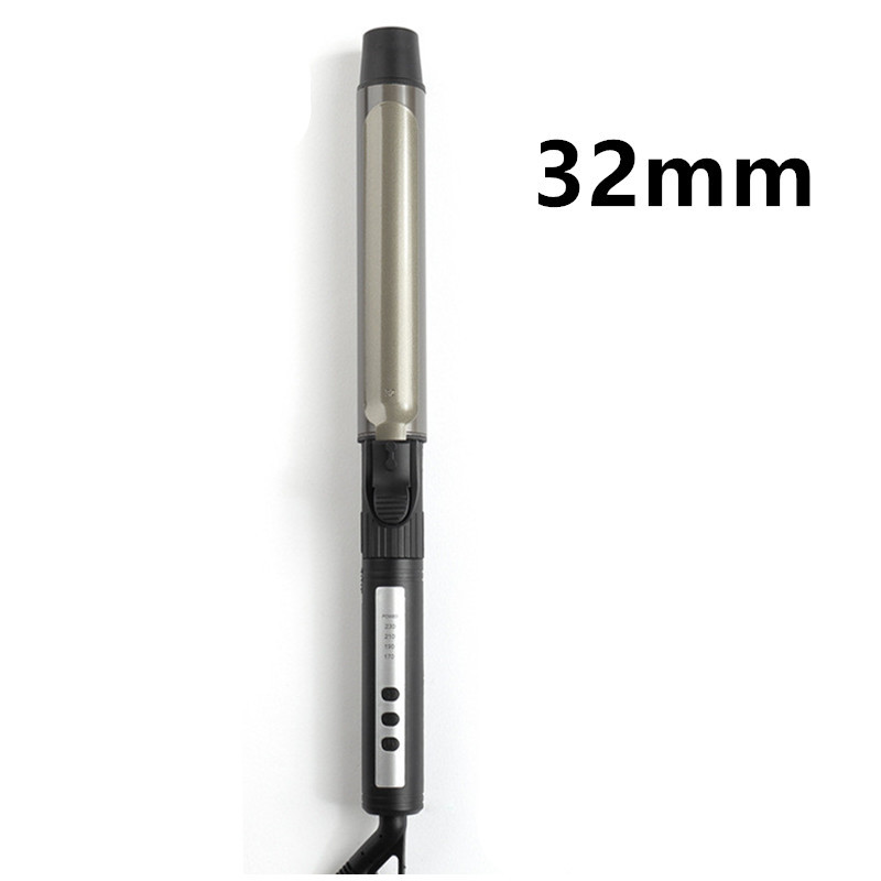 Επαγγελματικό 19mm 25mm 32mm κεραμικό ψαλιδάκι μαλλιών LED Ψηφιακή ένδειξη θερμοκρασίας Ρολό μπούκλες από σίδερο μπούκλες Wand Waver Hair Tool 4