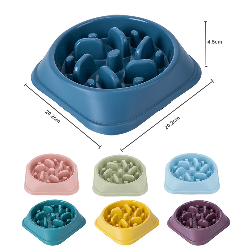 Aeglase söötjaga koerakaussi pusle Interaktiivne neelamisvastane koeratoidukauss Vastupidav lämbumise vältimine Tervislik toitmine Lemmikloomatarbed