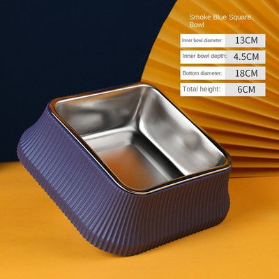 Kassi kauss lemmiklooma roostevabast terasest koerakauss ümberminekuvastane eraldi suur kauss koera riisikauss söötmine kassi kauss lauanõud