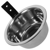 Sieninis paaukštintas dubuo šuniui Patogus kačių pakeltas dubenys dideli šunys, padalinti kabantys nerūdijantis plienas, mažas