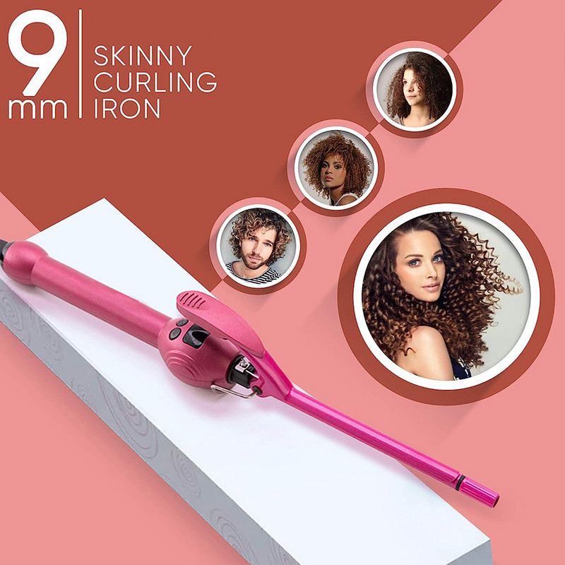 3/8-tolline 9 mm juuksekoolutaja, väike tang