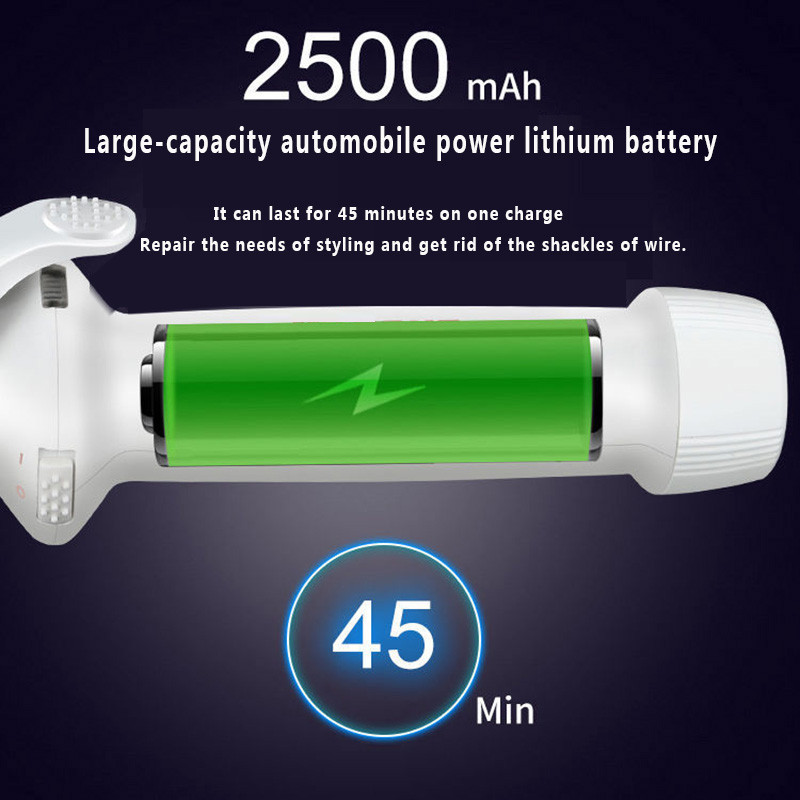 LR mini juhtmeta keraamiline juuksekoolutaja USB Laetav lokirulli lokirull Kuumad tööriistad Lainelised juuste kujundamise võlukepp