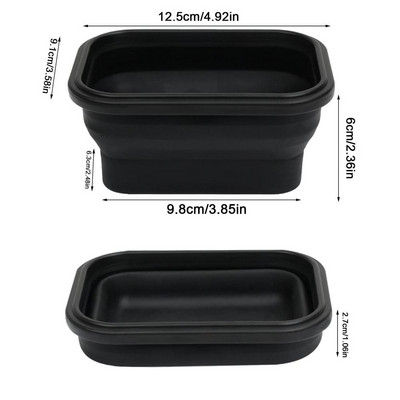 Sklopiva posuda za vodu za pse Putovanje na otvorenom Prijenosni spremnik za hranu za štence Hranilica Posuda za mačke Za hranjenje pasa Dnevni pribor