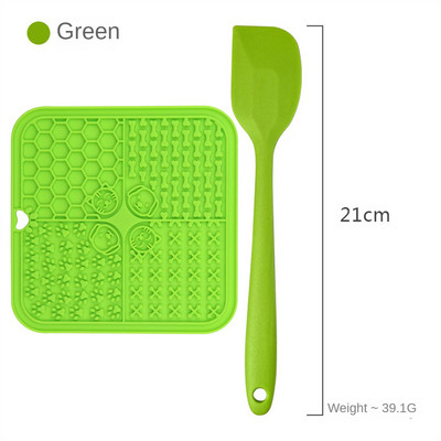 Χαλάκι για γλείψιμο για σκύλους με βεντούζες αργές ταΐστρες Γλείψιμο κατοικίδιο ζώο Ανακούφιση από άγχος Εκπαίδευση γατών για φαγητό Γιαούρτι φυστικοβούτυρο για σκύλους