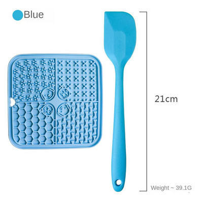 Χαλάκι για γλείψιμο για σκύλους με βεντούζες αργές ταΐστρες Γλείψιμο κατοικίδιο ζώο Ανακούφιση από άγχος Εκπαίδευση γατών για φαγητό Γιαούρτι φυστικοβούτυρο για σκύλους