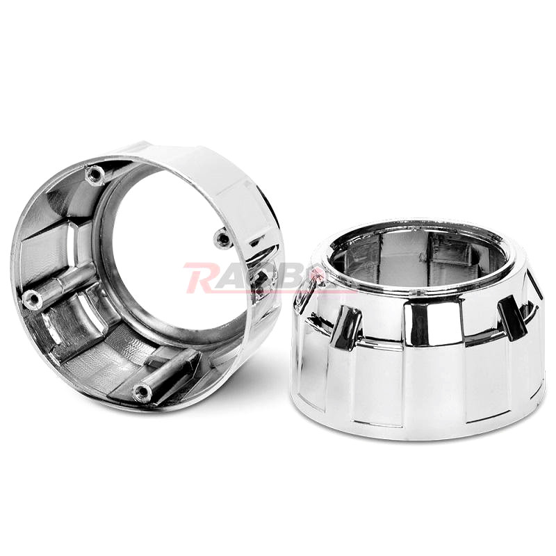 2,5-tolline projektori läätsemask Auto esitulede hõbedased mustad kaitsekatted bi-ksenoon-HID-objektiivi jaoks LHD RHD esituled isetegemisel autode moderniseerimiseks