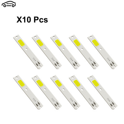 10PCS COB LED чипове за C6 Крушки за автомобилни фарове H1 H4 H7 HB3 HB4 880 H13 9004 9007 Източник на светлина за автоматични фарове C6 COB чип 6000K