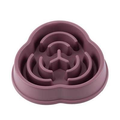 Egészséges táplálkozás Anti Pet Bowl Közepes méretű tál lassú adagoló, kis megállás, nem nyelés, puffadás ellen Lassú kutyák Kutyacsúszás evés interaktív