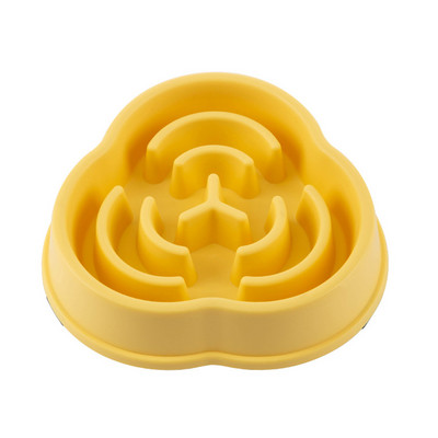 Egészséges táplálkozás Anti Pet Bowl Közepes méretű tál lassú adagoló, kis megállás, nem nyelés, puffadás ellen Lassú kutyák Kutyacsúszás evés interaktív