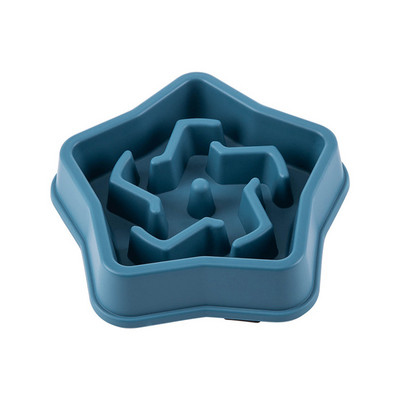 Egészséges táplálkozás Anti Pet Bowl Közepes méretű tál lassú adagoló, kis megállás, nem nyelés, puffadás ellen Lassú kutyák Kutyacsúszás evés interaktív