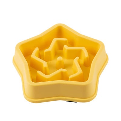 Egészséges táplálkozás Anti Pet Bowl Közepes méretű tál lassú adagoló, kis megállás, nem nyelés, puffadás ellen Lassú kutyák Kutyacsúszás evés interaktív