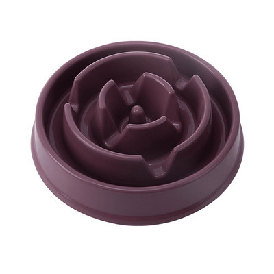Egészséges táplálkozás Anti Pet Bowl Közepes méretű tál lassú adagoló, kis megállás, nem nyelés, puffadás ellen Lassú kutyák Kutyacsúszás evés interaktív