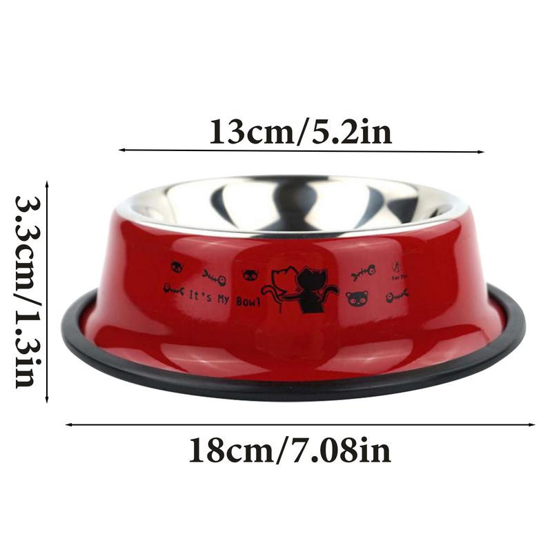 Zdjele za pse za male pse Neklizajuće zdjele za mačke 18 cm/7,08 inča Izdržljive potrepštine za kućne ljubimce za male ljubimce Pse Mačke Štenci i