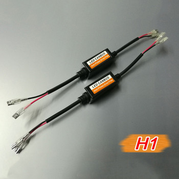 Адаптер за декодер на LED фарове Canbus Anti-Flicker Harness Резистор на крушки за SUV фарове за мъгла H4 H7 H1 9005 Адаптер против трептене