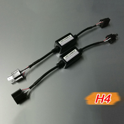 LED priekšējo lukturu dekodera adapteris Canbus pretmirgošanas siksnas spuldzes pretestība apvidus auto miglas lukturiem H4 H7 H1 9005 adapteris pret mirgošanu