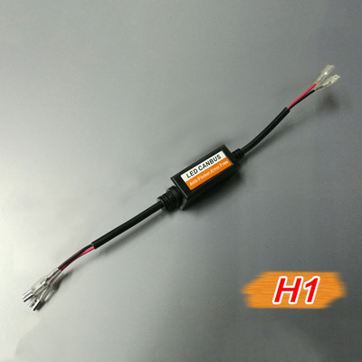 LED priekšējo lukturu dekodera adapteris Canbus pretmirgošanas siksnas spuldzes pretestība apvidus auto miglas lukturiem H4 H7 H1 9005 adapteris pret mirgošanu
