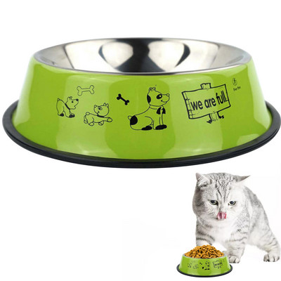 Boluri metalice pentru animale de companie pentru câini, mâncare pentru pisici, anti-alunecare, 18 cm/7,08 inchi, consumabile durabile pentru animale de companie, câini, pisici, căței și pisoi
