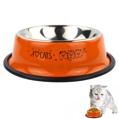 Boluri metalice pentru animale de companie pentru câini, mâncare pentru pisici, anti-alunecare, 18 cm/7,08 inchi, consumabile durabile pentru animale de companie, câini, pisici, căței și pisoi