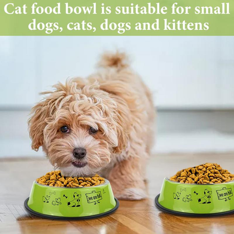 Koerakausid väikese suurusega koerte kassitoidunõude jaoks Libisemisvastane 18 cm/7,08 tolli Vastupidavad lemmikloomatarbed väikestele lemmikloomadele Koertele Kassidele Kutsikatele Ja