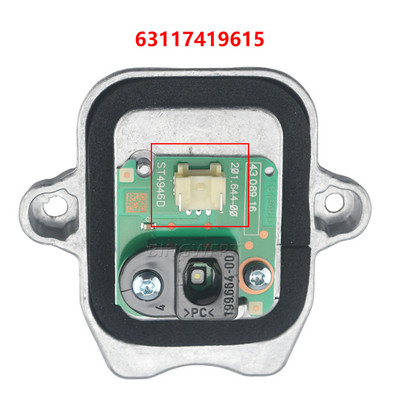 63117419615 3er F30 LED 63117479610 juhtseade 7419619 Sisestage arvuti liiteseadis 63117419620 F31 LCI 2014 jaoks 63117419619