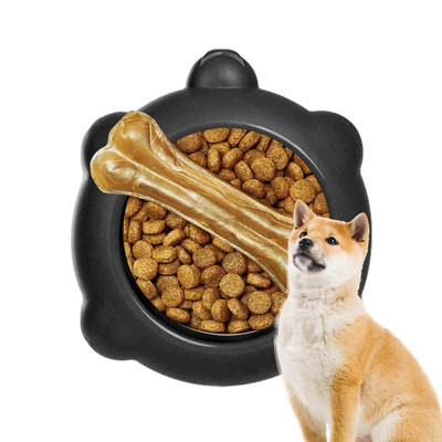 Puppy Slow Feeding Bowl Large Slow Feeder Dog Bowl Roung Shape Slow Feeder Bowl Bowl Lick Pad Κλουβί Εκπαιδευτικό Μπολ για Φιστίκια