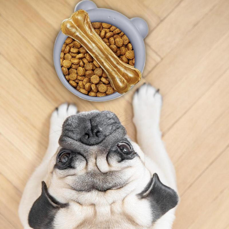 Šuniuko lėto maitinimo dubuo Didelis lėtas šėrimo dubuo šuniui Apvalios formos Lėtas tiektuvas šunų dubuo Laižymo padėklas Dėžutė treniruoklis žemės riešutams