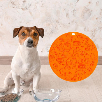 Βολικό χαλάκι για γλείψιμο τροφής Πολλαπλών χρήσεων χωρίς BPA για κατοικίδια σκύλους που γλείφει Γάτα Αργή μαξιλαράκι σίτισης