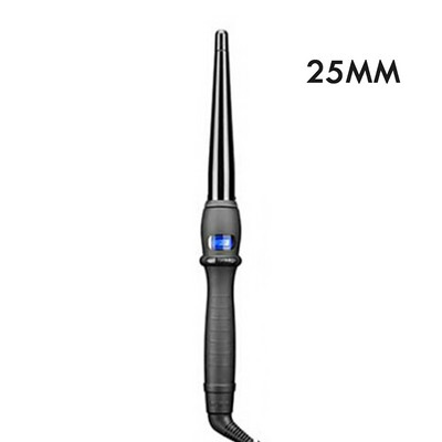 Pöörlev lokirull, kiire soojenemine 360 kraadi, pöörlev traat keraamiline iooniline LCD lokirulliga lokirull Hair Waver juuste kujundamise tööriistade komplekt