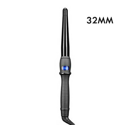 Pöörlev lokirull, kiire soojenemine 360 kraadi, pöörlev traat keraamiline iooniline LCD lokirulliga lokirull Hair Waver juuste kujundamise tööriistade komplekt