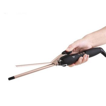 Ηλεκτρικό σίδερο για μπούκλες Επαγγελματικό ψαλίδι κομμωτηρίου Γυναίκα με βύσμα EU βύσμα θέρμανσης Hair Waver Roller κομμωτήριο 9mm
