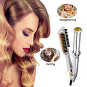 Multifunktsionaalne elektriline lokirull, märg kuiv kaheotstarbeline lokirulli sirgendamine, 3 režiimi reguleeritav automaatne lokirull koos harjaga