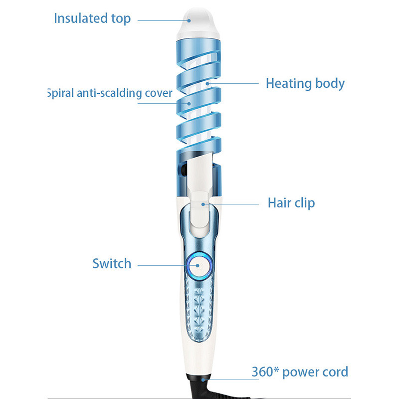 SONOFLY Magic hajcsavarók kerámia elektromos spirál hajsütővas pálca Gyors felfűtés szalon hajformázó eszközök Könnyen használható SH-89722