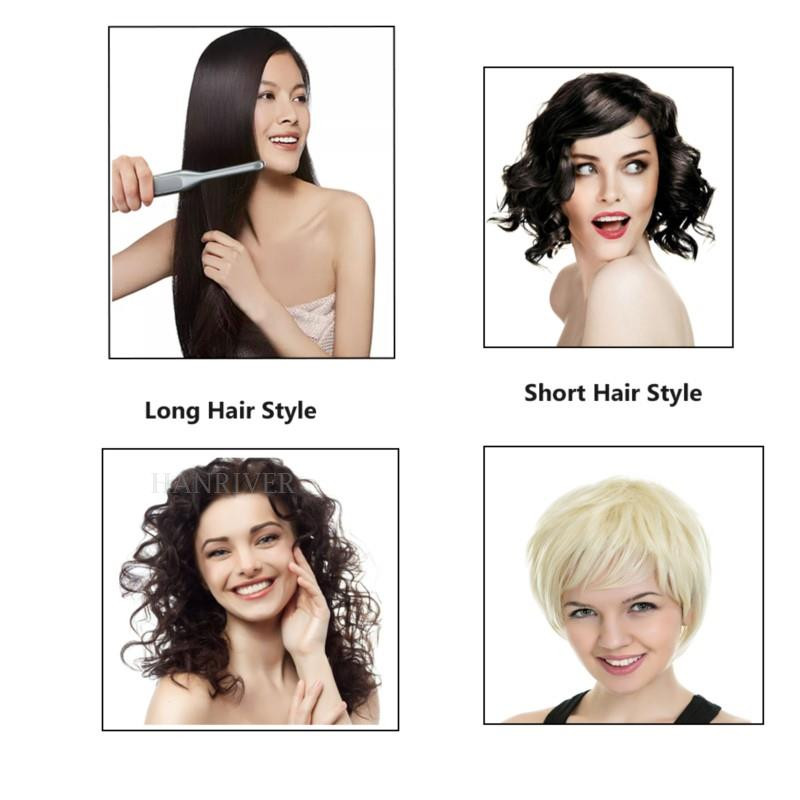 Mini hajgöndörítő ceruza hajvasaló 2 az 1-ben kerámia legvékonyabb keskeny lapos vasaló LED kijelzővel rövid szakállszőrzethez