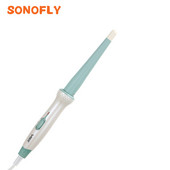 SONOFLY Professional 30mm κωνικό σίδερο για μπούκλες Ηλεκτρικό σπίτι Έξυπνο κύλινδρο για μπούκλες μαλλιών Εργαλεία styling ρύθμισης θερμοκρασίας v-596