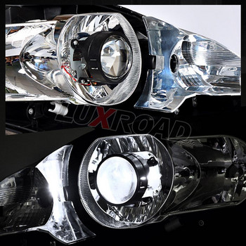 Мини 2,5-инчови биксенонови лещи за проектор за H7 H4 9005 9006 фарове Автомобилни аксесоари за мотоциклети Преоборудване Използвайте H1 ксенонова лампа