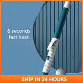 Professionaalne 32 mm juuksekoolutaja temperatuuri reguleerimise juuste lokitangid lokitangid suurte lainete negatiivsete ioonide kujundamise tööriistad 4