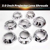 2 vnt. automobilio stilius 3,0 colių projektoriaus objektyvo gaubtas Q5 biksenoninis HID projektoriaus gaubtas LHD RHD HID priekinio žibinto automobilio objektyvo gaubtas