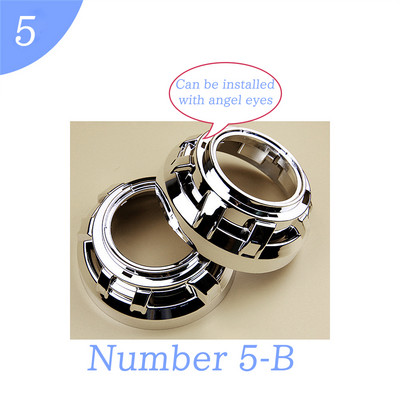 2 vnt. automobilio stilius 3,0 colių projektoriaus objektyvo gaubtas Q5 biksenoninis HID projektoriaus gaubtas LHD RHD HID priekinio žibinto automobilio objektyvo gaubtas