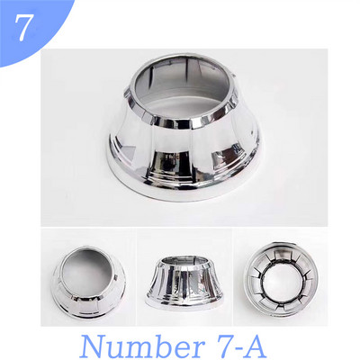 2 vnt. automobilio stilius 3,0 colių projektoriaus objektyvo gaubtas Q5 biksenoninis HID projektoriaus gaubtas LHD RHD HID priekinio žibinto automobilio objektyvo gaubtas