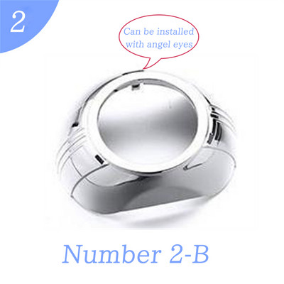 2 vnt. automobilio stilius 3,0 colių projektoriaus objektyvo gaubtas Q5 biksenoninis HID projektoriaus gaubtas LHD RHD HID priekinio žibinto automobilio objektyvo gaubtas