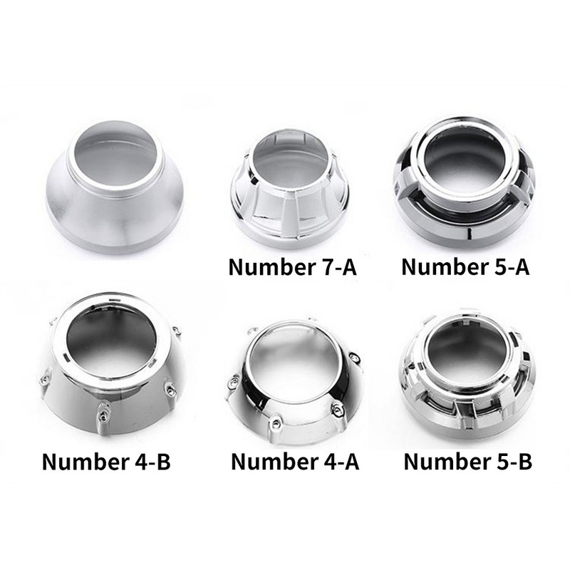 2 vnt. automobilio stilius 3,0 colių projektoriaus objektyvo gaubtas Q5 biksenoninis HID projektoriaus gaubtas LHD RHD HID priekinio žibinto automobilio objektyvo gaubtas