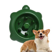 Kutyaeledel tálak Lassú evés Kutyatál gömbölyű formájú Lassú etető kutyatál nyalókendő láda tréningtál mogyoróvajas finomságokhoz