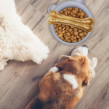 Μπολ για τροφή για σκύλους Slow Eating Dog Bowl Roung Shape Slow Feeder Pad Lick Bowl Dog Bowl Training Bowl for Peanut Butter Treats