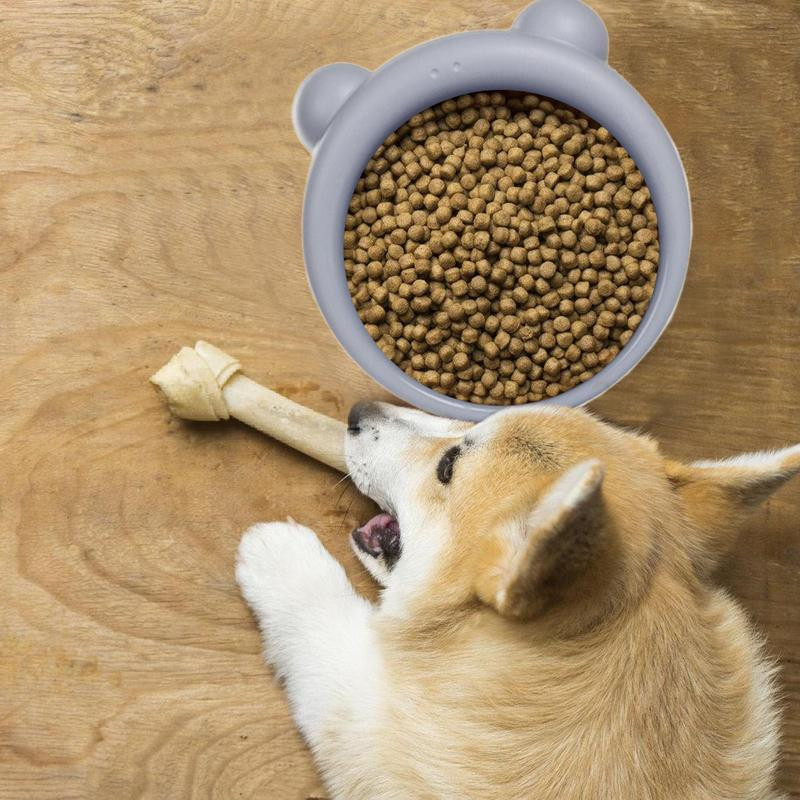 Kutyaeledel tálak Lassú evés Kutyatál gömbölyű formájú Lassú etető kutyatál nyalókendő láda tréningtál mogyoróvajas finomságokhoz